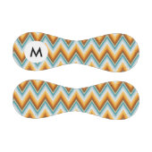 Monogramm-Chevron-Hintergrundmuster Baseball (Paneele)