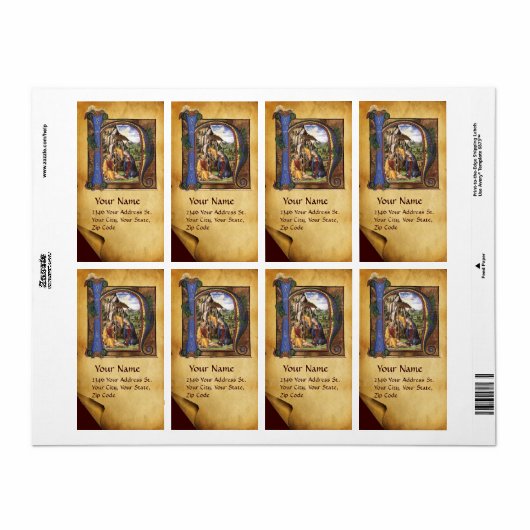 MONOGRAMM-CHRISTMAS-PARCHMENT (Vorne)