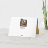 MONOGRAMM-CHRISTMAS-PARCHMENT FEIERTAGSKARTE (Rückseite)