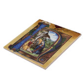 MONOGRAMM-CHRISTMAS-PARCHMENT FLIESE (Seite)