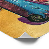 MONOGRAMM-CHRISTMAS-PARCHMENT POSTER (Ecke)