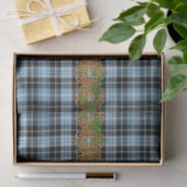 Monogramm Clark Tartan Seidenpapier (Geschenk)
