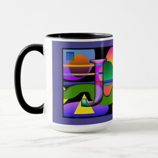 Monogramm Cofee-Tasse mit Initialen J & C Tasse (Links)