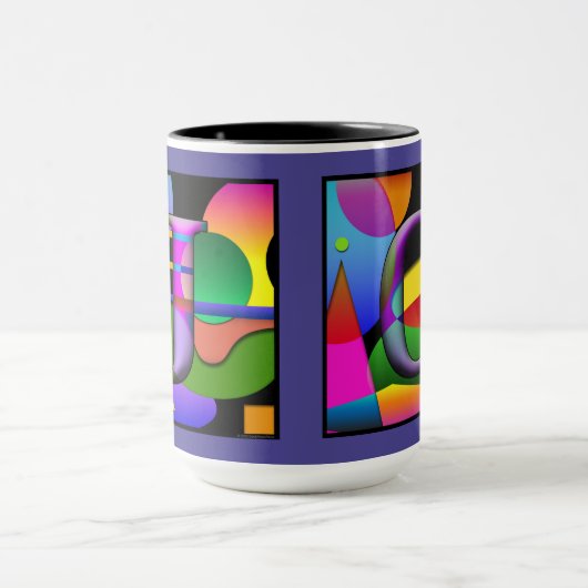 Monogramm Cofee-Tasse mit Initialen J & C Tasse (Zentrum)