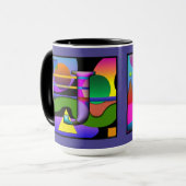 Monogramm Cofee-Tasse mit Initialen J & C Tasse (Vorderseite Links)