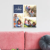 Monogramm-Collage-Canvas für benutzerdefinierte Pr Leinwanddruck (Insitu (Wohnzimmer))