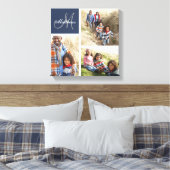 Monogramm-Collage-Canvas für benutzerdefinierte Pr Leinwanddruck (Insitu (Schlafzimmer))