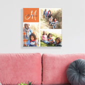 Monogramm-Collage-Canvas für benutzerdefinierte Pr Leinwanddruck (Insitu (Wohnzimmer))