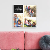 Monogramm-Collage-Canvas für benutzerdefinierte Pr Leinwanddruck (Insitu (Wohnzimmer))