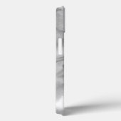 Monogramm cool Schwarz-Weiß-Wasserfarben Case-Mate iPhone Hülle (Rückseite / Rechts)