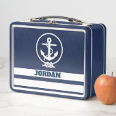 Monogramm Cooler Anker Metall Brotdose (Beispiel)