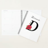Monogramm D, Buchstabe D, Blume, Monogramm, Monogr Planer (Anzeige)