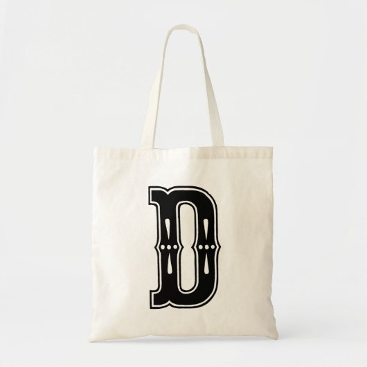 Monogramm "D" Tragetasche (Vorne)