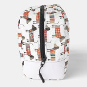 Monogramm Dackel Dackel Wurst Hund Personalisiert Waschbeutel (Rechts)