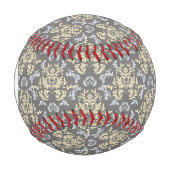 Monogramm-Damaskmuster Baseball (Vorderseite)
