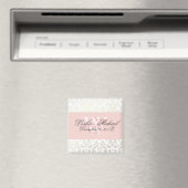 Monogramm Damast Hochzeit, Magnete Magnet (In Situ (Geschirrspüler))