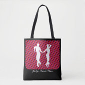 MONOGRAMM DANCING COUPLE TOTE BAG TASCHE (Vorderseite)