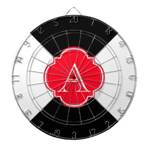 Monogramm-Dekoration Dartscheibe