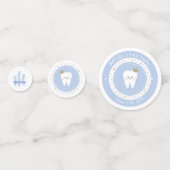 Monogramm-Dekorationen für das erste Party des Bab Konfetti (Vorderseiten)