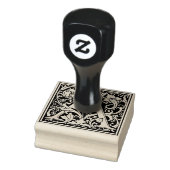 Monogramm-Dekorbrief A Gummistempel (Stempel)