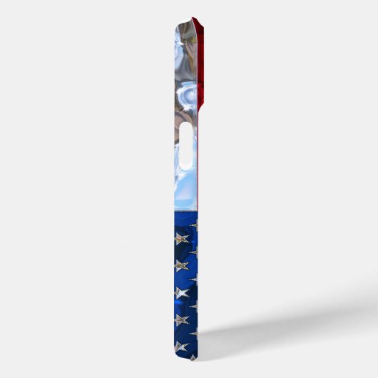 Monogramm der amerikanischen Flagge Case-Mate iPhone Hülle (Rückseite / Rechts)