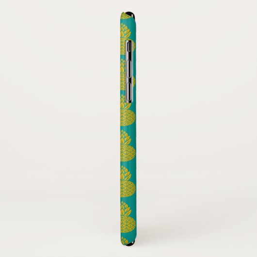 Monogramm der Ananas-tropischen Frucht-| Case-Mate iPhone Hülle (Hinten/Links)