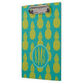 Monogramm der Ananas-tropischen Frucht-| Klemmbrett (Links)