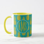 Monogramm der Ananas-tropischen Frucht-| Tasse (Links)