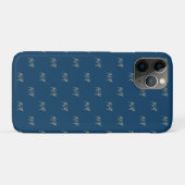 Monogramm der Anfangsbuchstaben Ihres Namens Case-Mate iPhone Hülle (Rückseite (Horizontal))