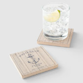 Monogramm der Ankerfamilie Steinuntersetzer (Seitenansicht)