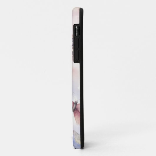 Monogramm der Aquarellbutterfische Case-Mate iPhone Hülle (Hinten/Links)