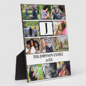 Monogramm der benutzerdefinierten Familie 11 - Fot Fotoplatte (Seite)