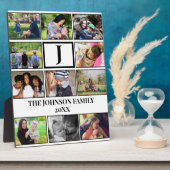 Monogramm der benutzerdefinierten Familie 11 - Fot Fotoplatte (Seite)