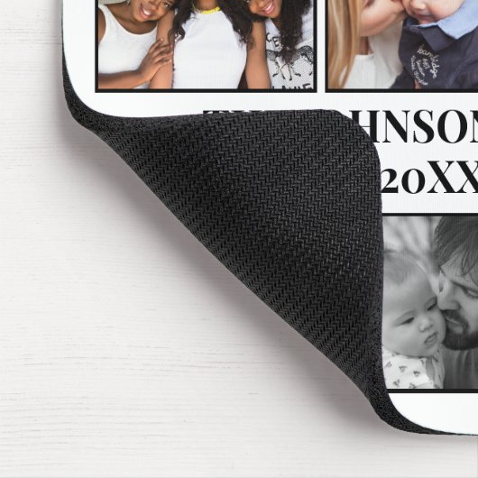 Monogramm der benutzerdefinierten Familie 11 - Fot Mousepad (Ecke)