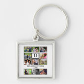 Monogramm der benutzerdefinierten Familie 11 - Fot Schlüsselanhänger (Vorne)