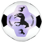 Monogramm der Black Horse Silhouette | Fußball (Gedreht)