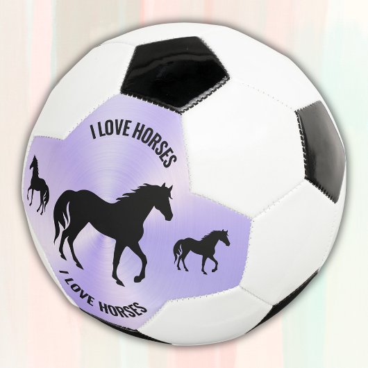 Monogramm der Black Horse Silhouette | Fußball