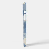Monogramm der blauen Camouflage Case-Mate iPhone Hülle (Rückseite / Links)