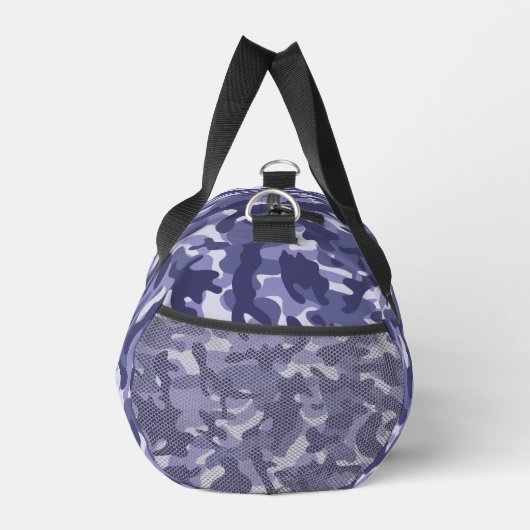 Monogramm der blauen Camouflage Duffle Bag (Rechts)