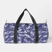 Monogramm der blauen Camouflage Duffle Bag (Rückseite)