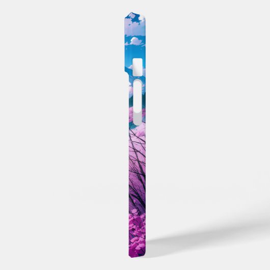 Monogramm der blühenden Kirschbaumen in Japan Case-Mate iPhone Hülle (Rückseite / Links)