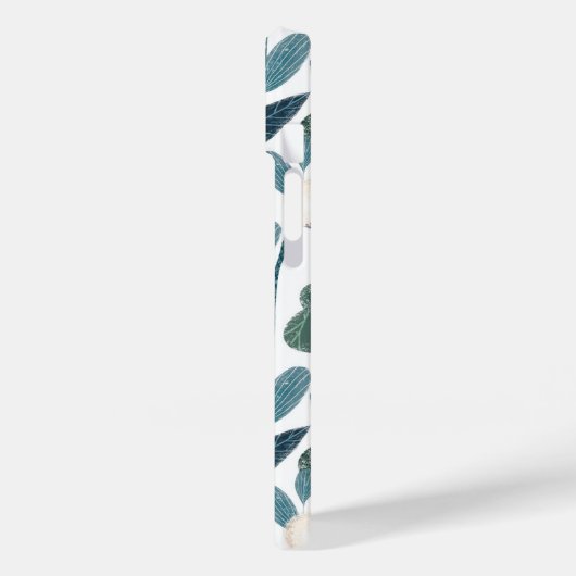 Monogramm der botanischen Illustration Pflanze-Mam Case-Mate iPhone Hülle (Rückseite / Links)