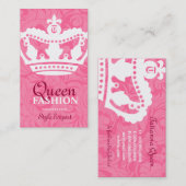 Monogramm der Couture-311-Crown Visitenkarte (Vorne/Hinten)