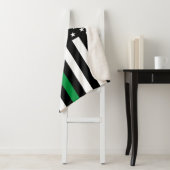 Monogramm der dünnen grünen Linie der Militärflagg Sherpadecke (Beispiel)