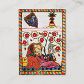 MONOGRAMM DER ETHERNALEN LIEBE, Liebhaber der Rote Visitenkarte (Rückseite)