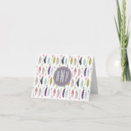 Monogramm der Federn und Pfeile
