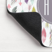 Monogramm der Federn und Pfeile Mousepad (Ecke)