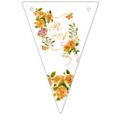 Monogramm der goldenen Rose Wimpelkette (Zweite Fahne)