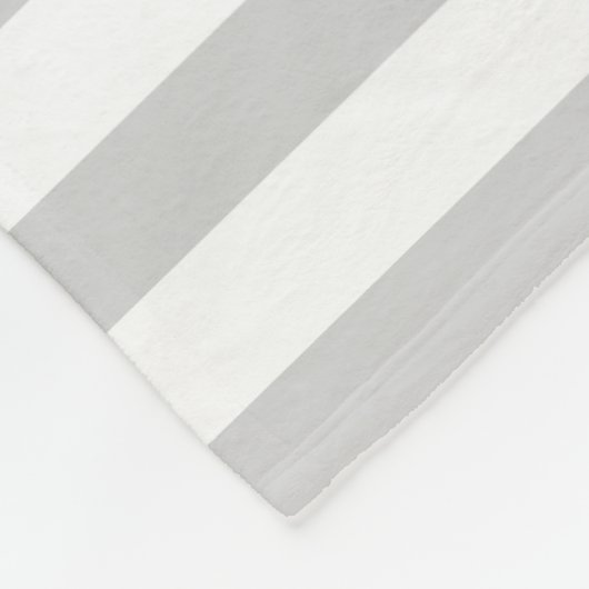 Monogramm der grauen und gelben Streifen Fleecedecke (Ecke)