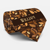 Monogramm der Herbstleaale Krawatte (Gerollt)
